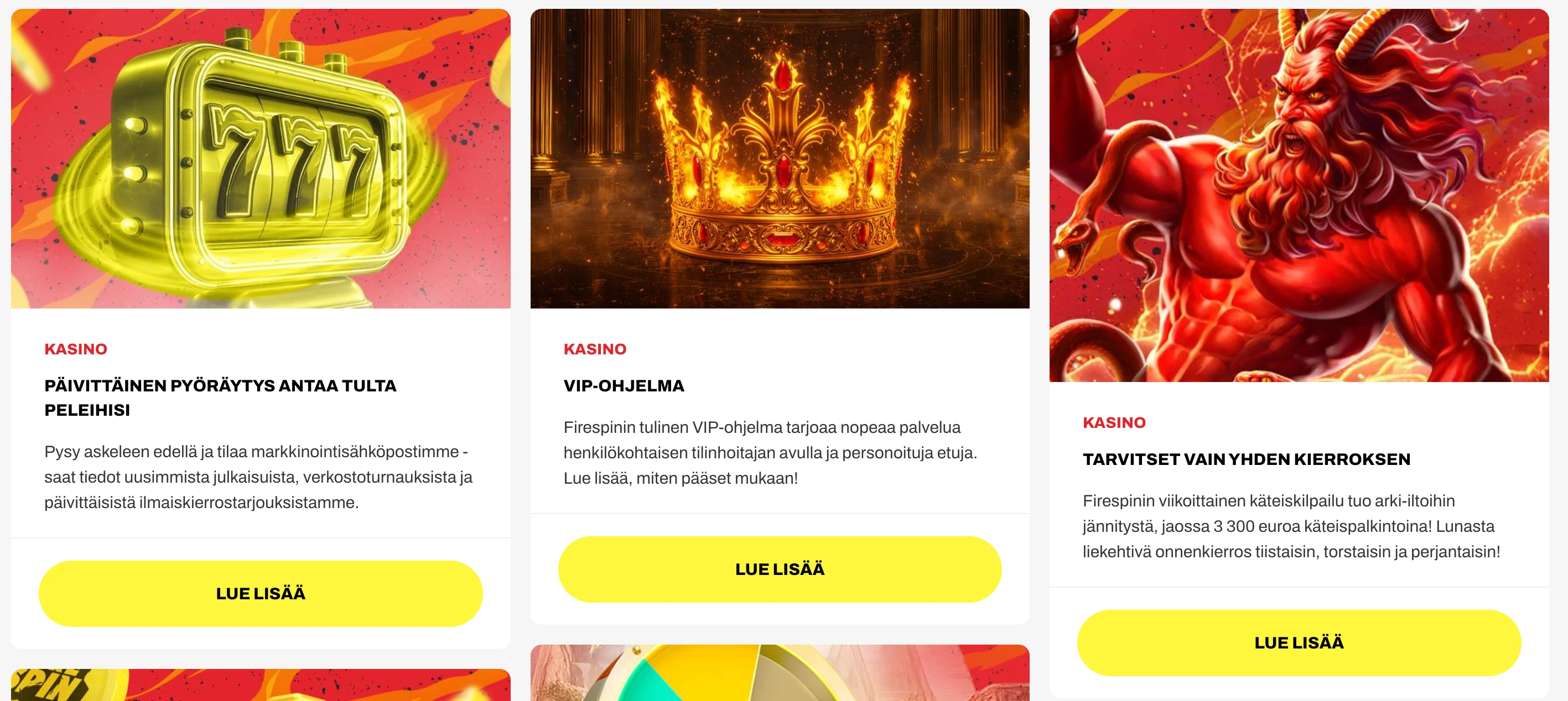 Fire Spin promotions